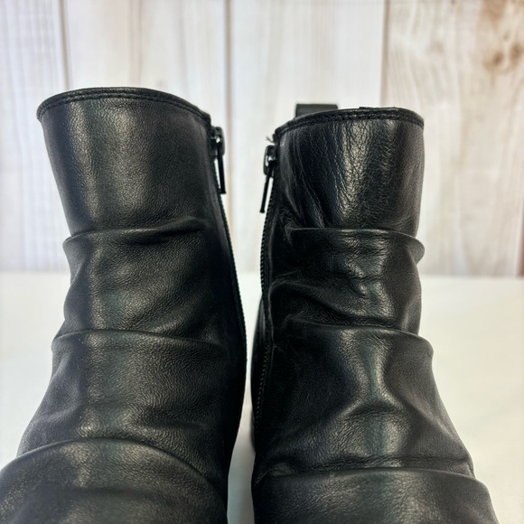 Earth Alana Skellig Slouch Ankle Bootie Leather Comfort Boots Black Size 7.5 - Picture 9 of 16